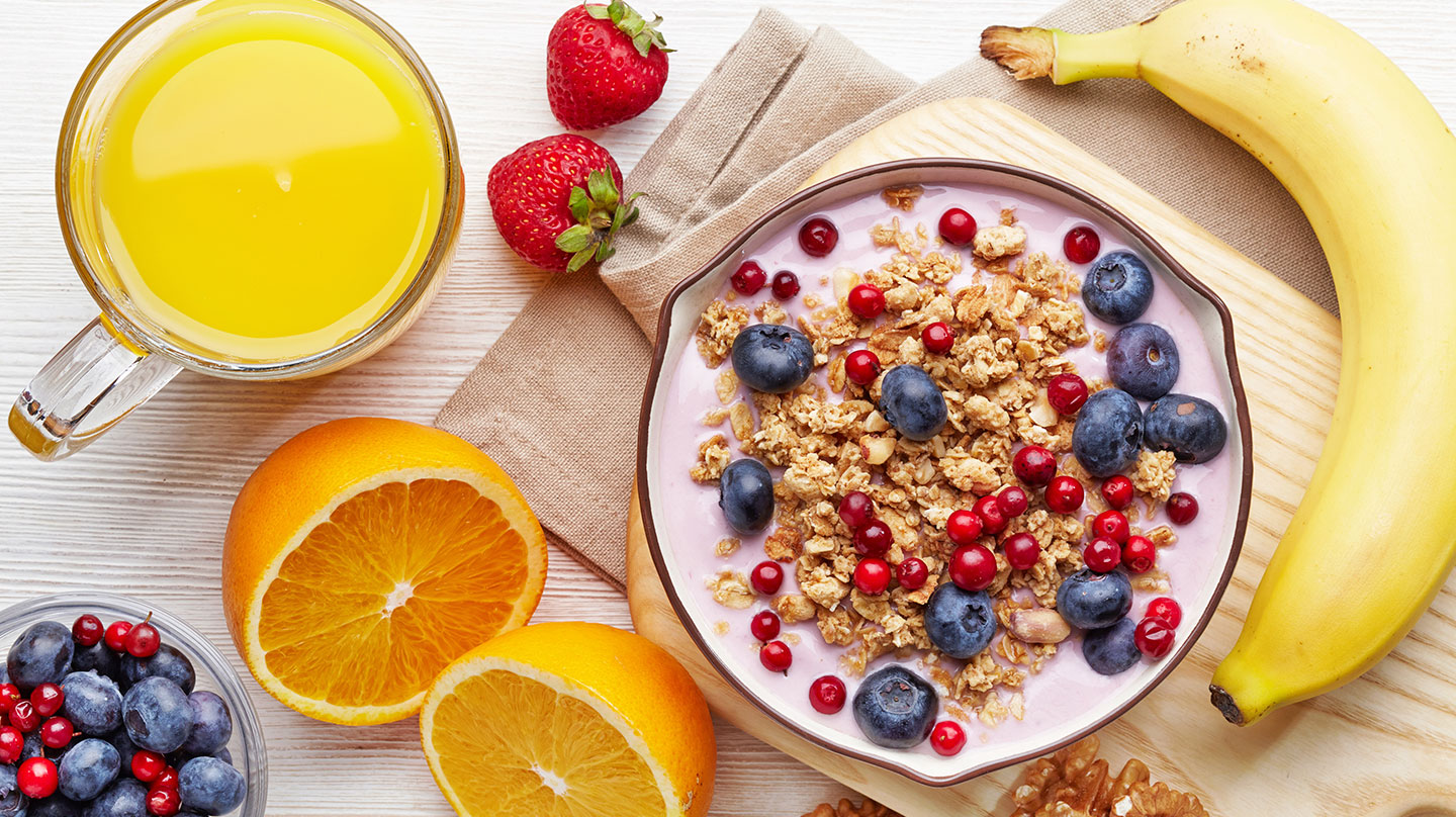 Gesundes und leckeres Frühstück Gesundes Frühstück